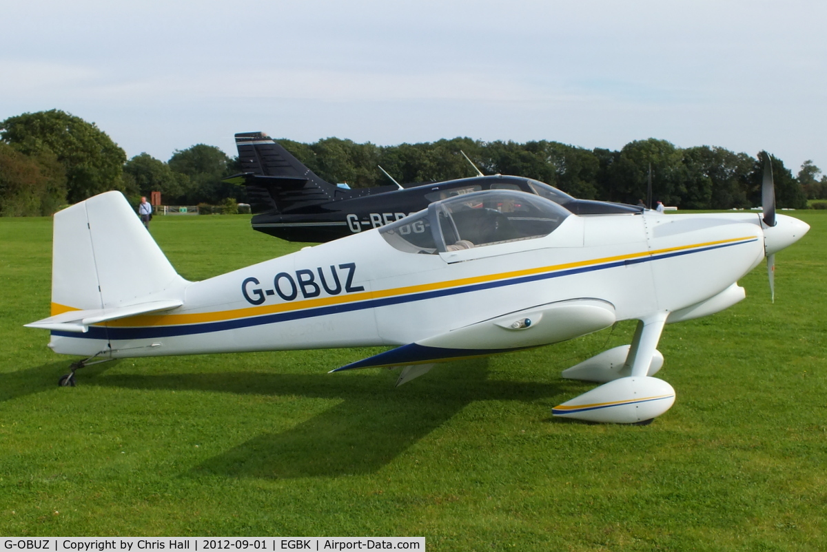 G-OBUZ, 1991 Vans RV-6 C/N 20410, at the LAA Rally 2012, Sywell