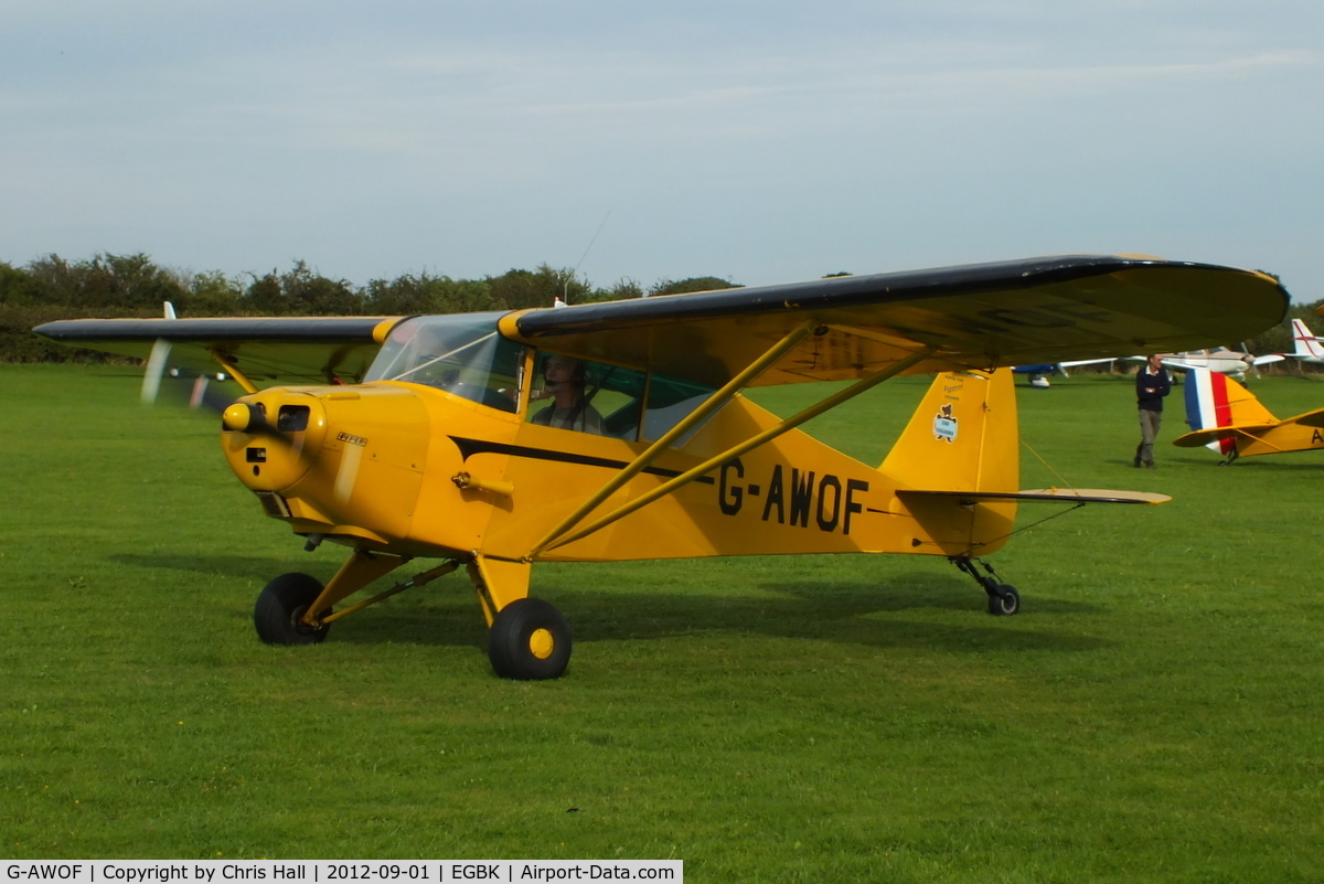 G-AWOF, 1948 Piper PA-17 Vagabond C/N 15-227, at the LAA Rally 2012, Sywell