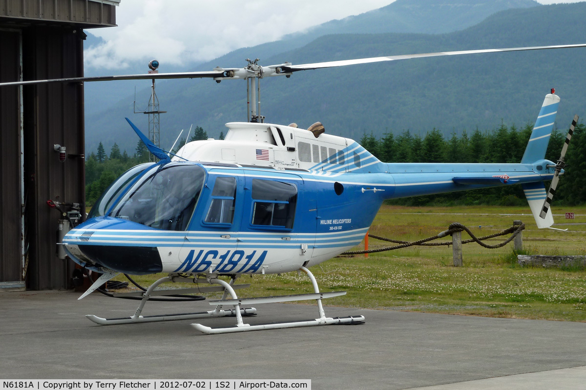 N6181A, 1993 Bell 206B C/N 4277, 1993 Bell 206B, c/n: 4277 at Darrington WA