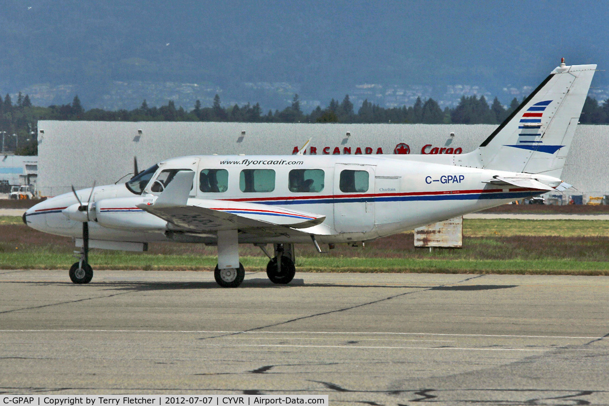 C-GPAP, 1981 Piper PA-31-350 Chieftain C/N 31-8152005, 1981 Piper PA-31-350, c/n: 31-8152005