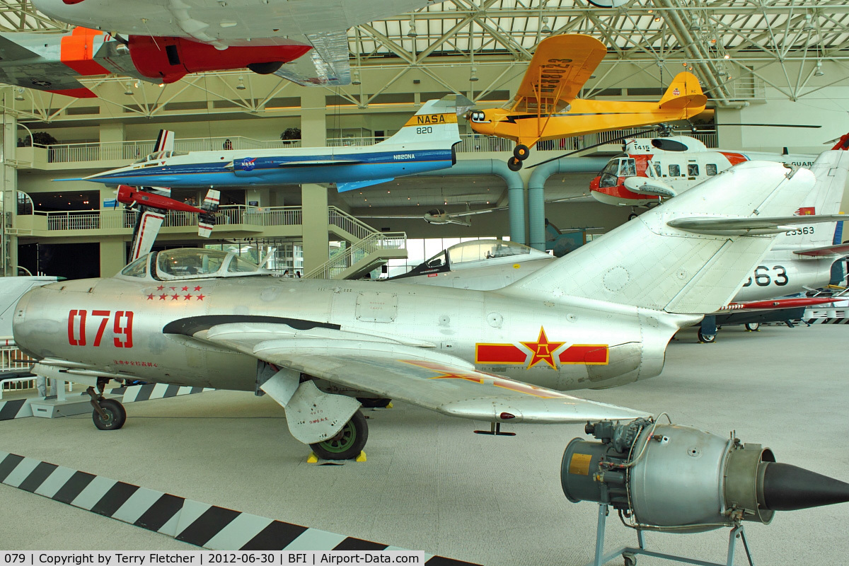 079, Mikoyan-Gurevich MiG-15bis C/N 124079, Mikoyan-Gurevich MiG 15bis, c/n: 124079 in Seattle Museum of Flight