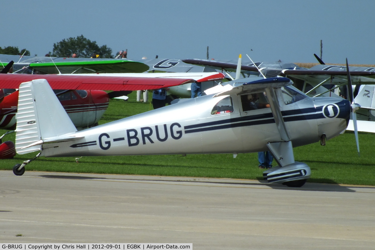 G-BRUG, 1946 Luscombe 8E Silvaire C/N 4462, at the LAA Rally 2012, Sywell