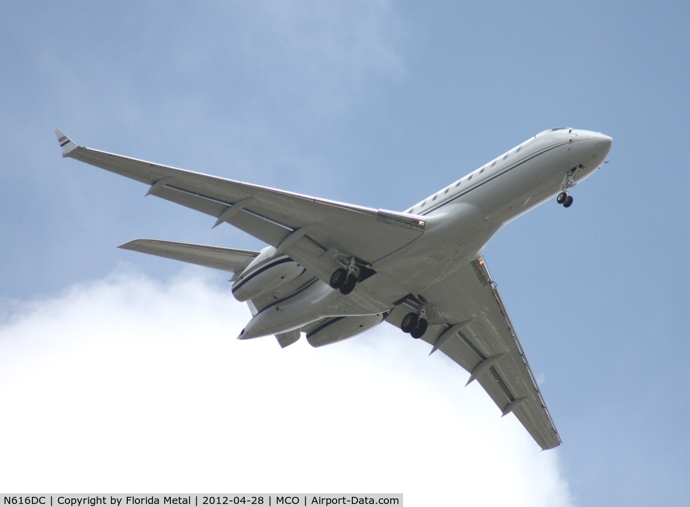 N616DC, 2008 Bombardier BD-700-1A10 Global Express XRS C/N 9296, Global Express