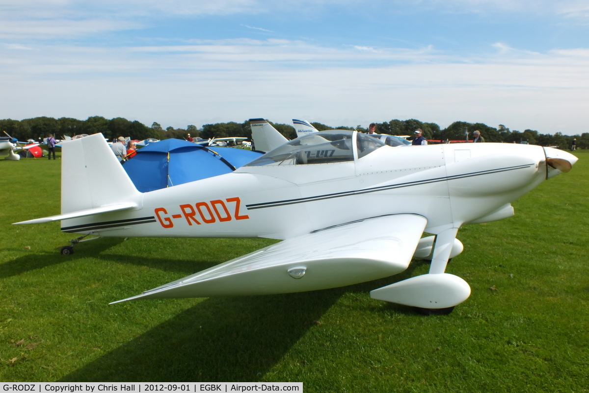 G-RODZ, 2004 Vans RV-3A C/N 10622, at the LAA Rally 2012, Sywell