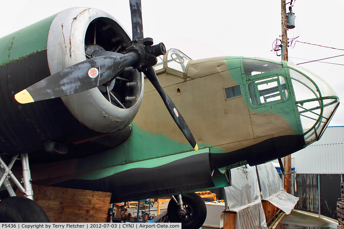 P5436, Handley Page Hampden Mk.1 C/N P5436, The only complete survivng  Handley Page Hampden Mk.1,  - c/n: P5436 at Langley BC Museum