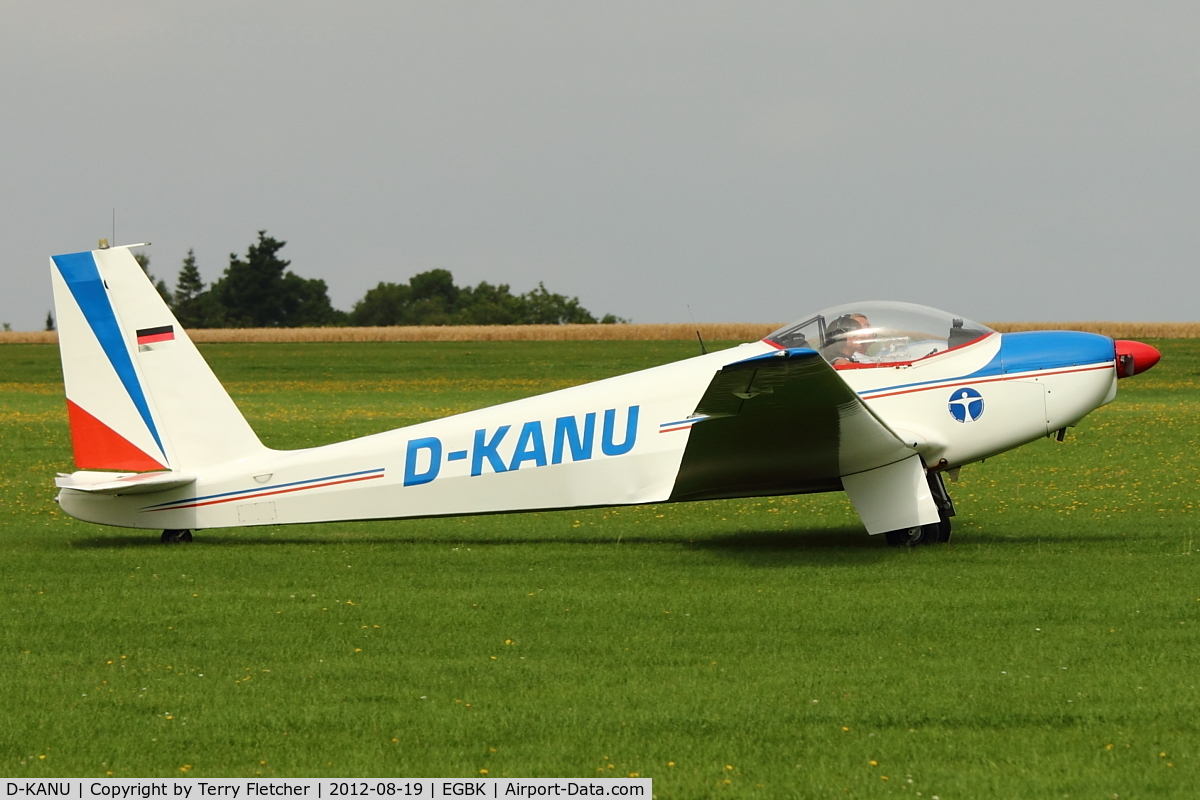 D-KANU, Schleicher ASK-16 C/N 16023, Schleicher ASK 16, c/n: 16023 at 2012 Sywell Airshow