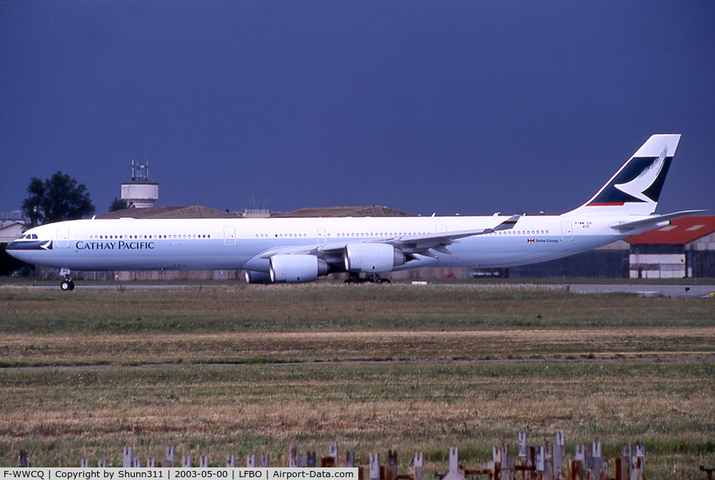 F-WWCQ, 2003 Airbus A340-642 C/N 475, C/n 0475 - To be B-HQC