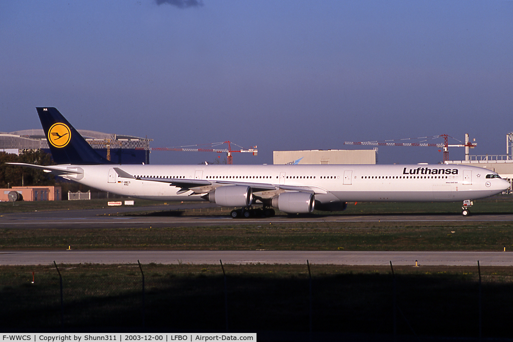 F-WWCS, 2003 Airbus A340-642 C/N 482, C/n 0482 - To be D-AIHA