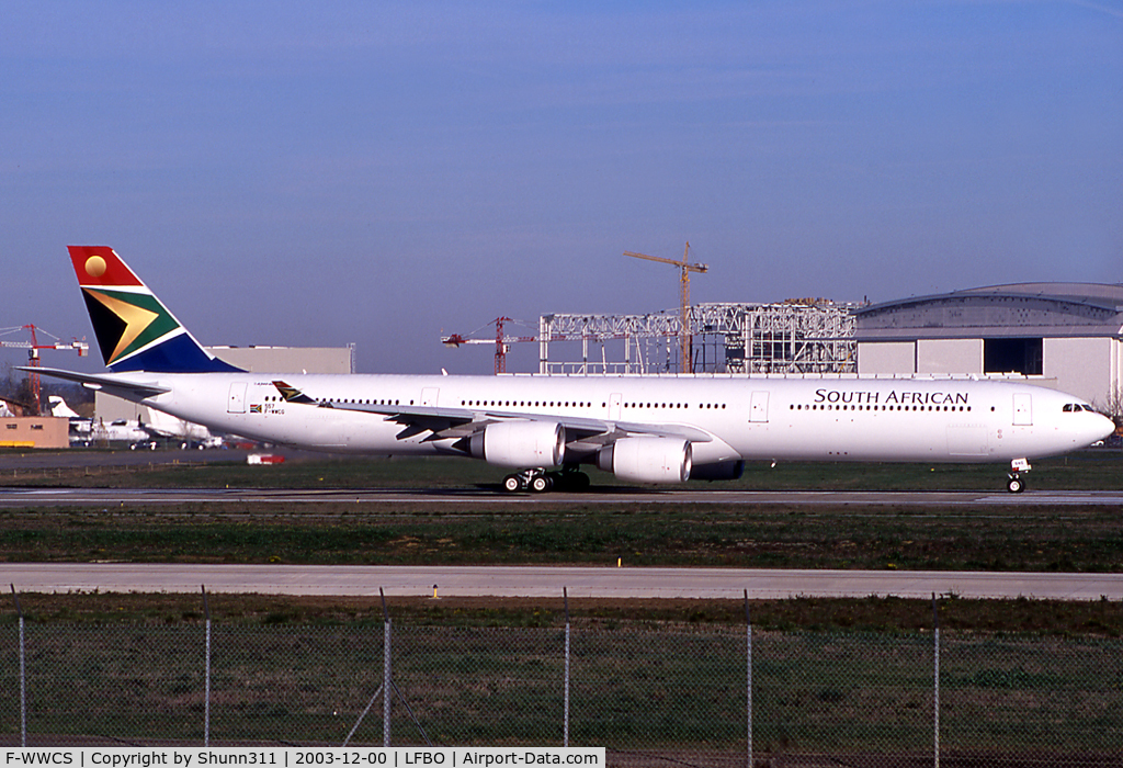 F-WWCS, 2004 Airbus A340-642 C/N 557, C/n 0557 - To be ZS-SNG