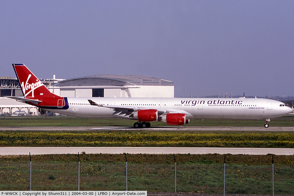 F-WWCK, 2004 Airbus A340-642 C/N 575, C/n 0575 - To be G-VEIL