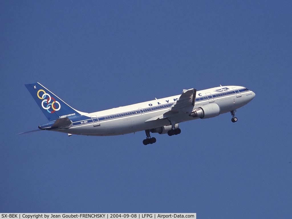 SX-BEK, 1992 Airbus A300B4-605R C/N 632, ex OAL [OA] Olympic Airlines, now IRA [IR] Iran Air EP-IBC