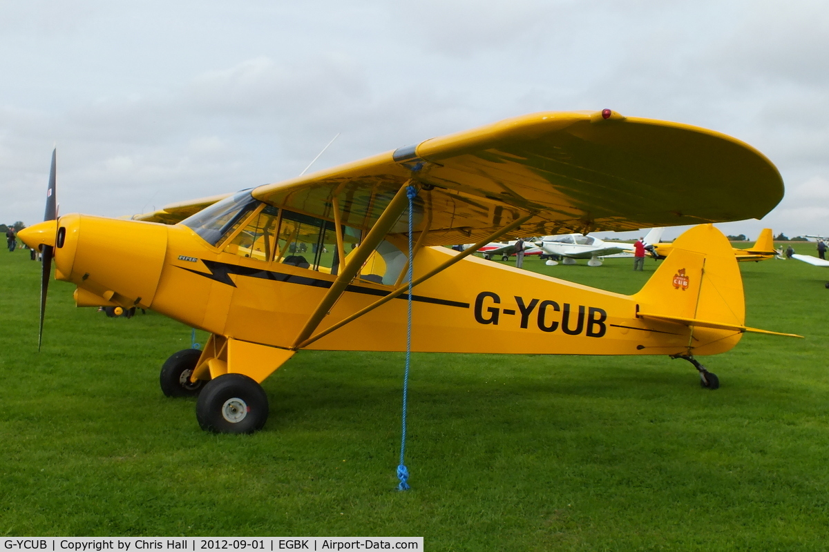 G-YCUB, 1993 Piper PA-18-150 Super Cub C/N 1809077, at the LAA Rally 2012, Sywell
