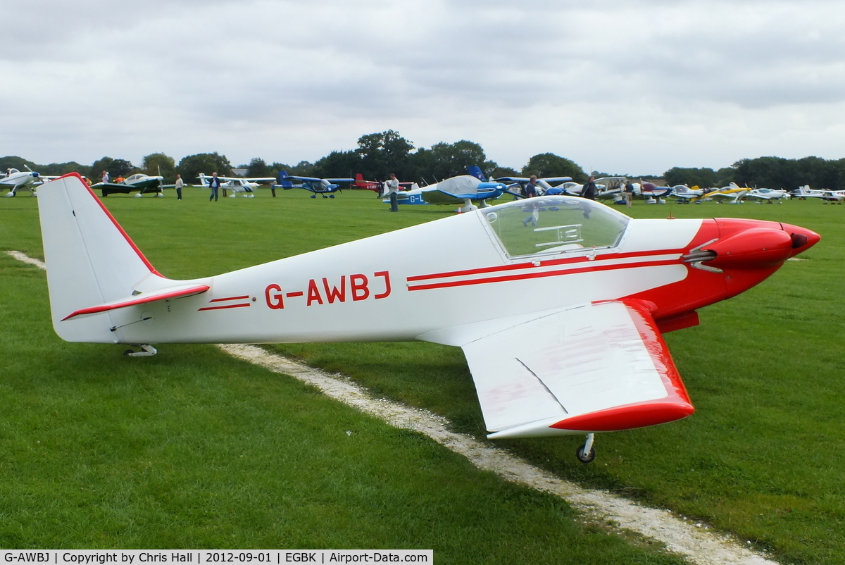 G-AWBJ, 1968 Sportavia-Putzer Fournier RF-4D C/N 4055, at the at the LAA Rally 2012, Sywell