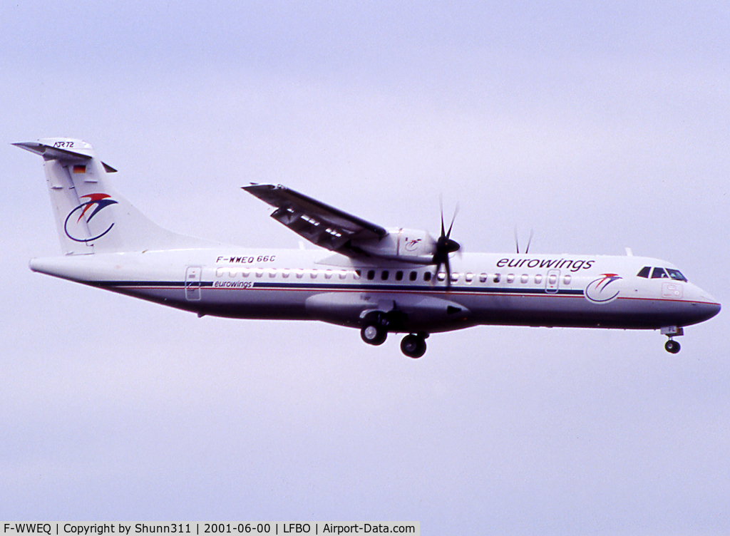 F-WWEQ, 2001 ATR 72-212A C/N 668, C/n 0668 - To be D-ANFL