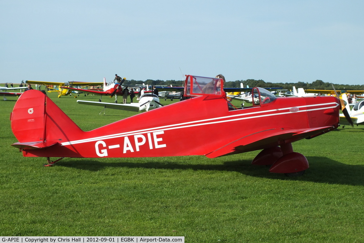 G-APIE, 1958 Tipsy Belfair C/N 535, at the at the LAA Rally 2012, Sywell