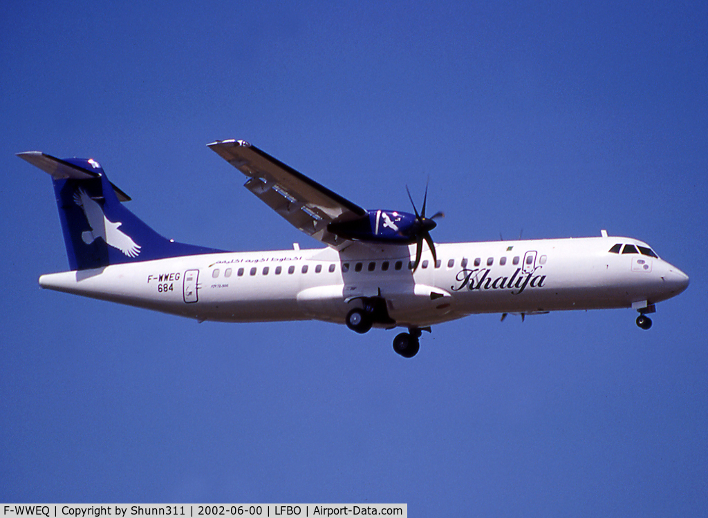 F-WWEQ, 2005 ATR 72-212A C/N 694, C/n 0694 - To be 7T-VVS but ntu due to Khalifa Airways financial crisis.