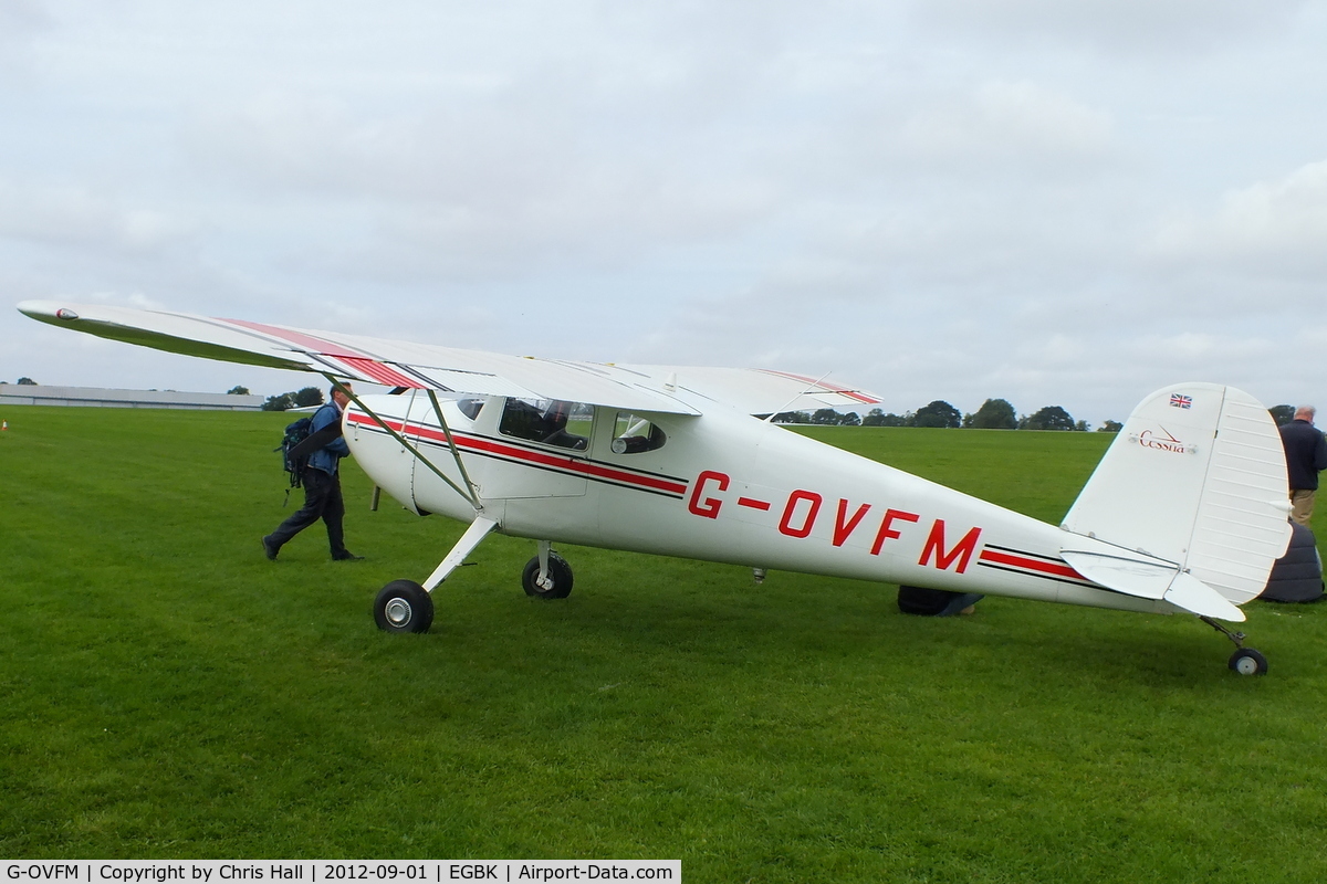 G-OVFM, 1948 Cessna 120 C/N 14720, at the at the LAA Rally 2012, Sywell