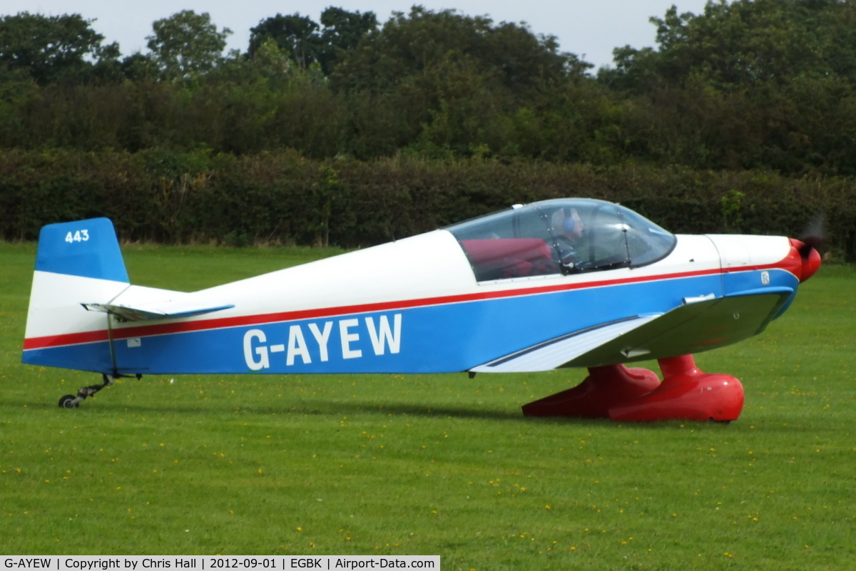 G-AYEW, 1963 CEA Jodel DR.1051 Sicile C/N 443, at the at the LAA Rally 2012, Sywell