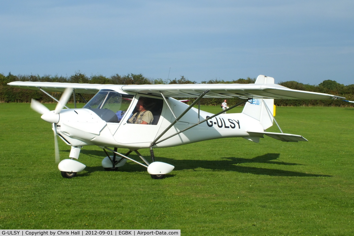 G-ULSY, 2004 Comco Ikarus C42 FB80 C/N 0405-6603, at the at the LAA Rally 2012, Sywell