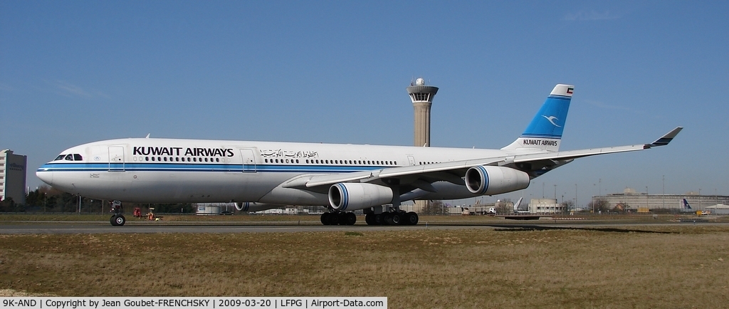 9K-AND, 1995 Airbus A340-313 C/N 104, KAC [KU] Kuwait Airways