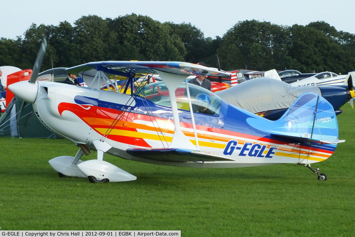 G-EGLE, 1980 Christen Eagle II C/N F0053, at the at the LAA Rally 2012, Sywell