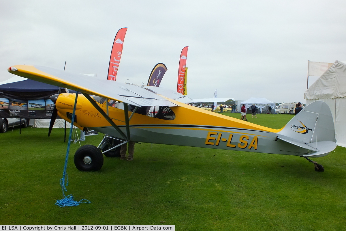EI-LSA, 2009 Cub Crafters CC11-160 Carbon Cub SS C/N CC11-00096, at the at the LAA Rally 2012, Sywell