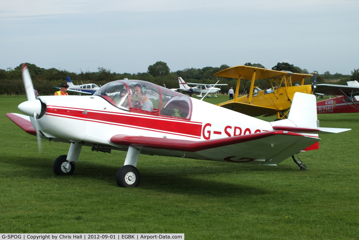 G-SPOG, 1962 SAN Jodel DR-1050 Ambassadeur C/N 155, at the at the LAA Rally 2012, Sywell