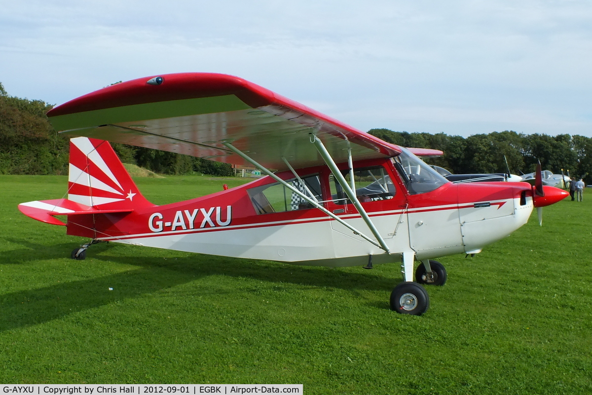 G-AYXU, 1969 Bellanca 7KCAB Citabria C/N 232-70, at the at the LAA Rally 2012, Sywell