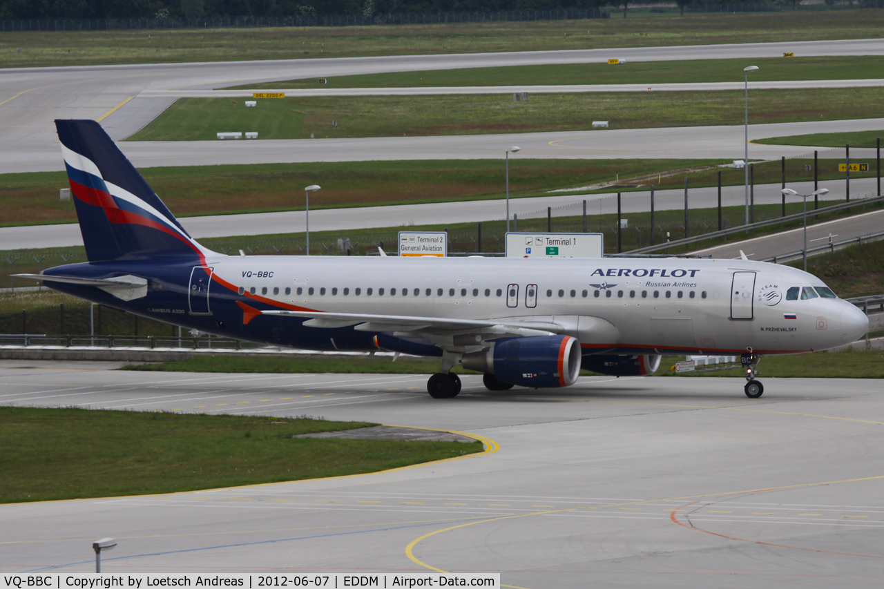 VQ-BBC, 2009 Airbus A320-214 C/N 3835, Aeroflot