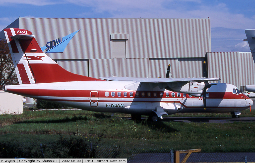 F-WQNN, 1990 ATR 42-300 C/N 208, C/n 0208 - Ex. 3B-NAP - Returned to lessor...