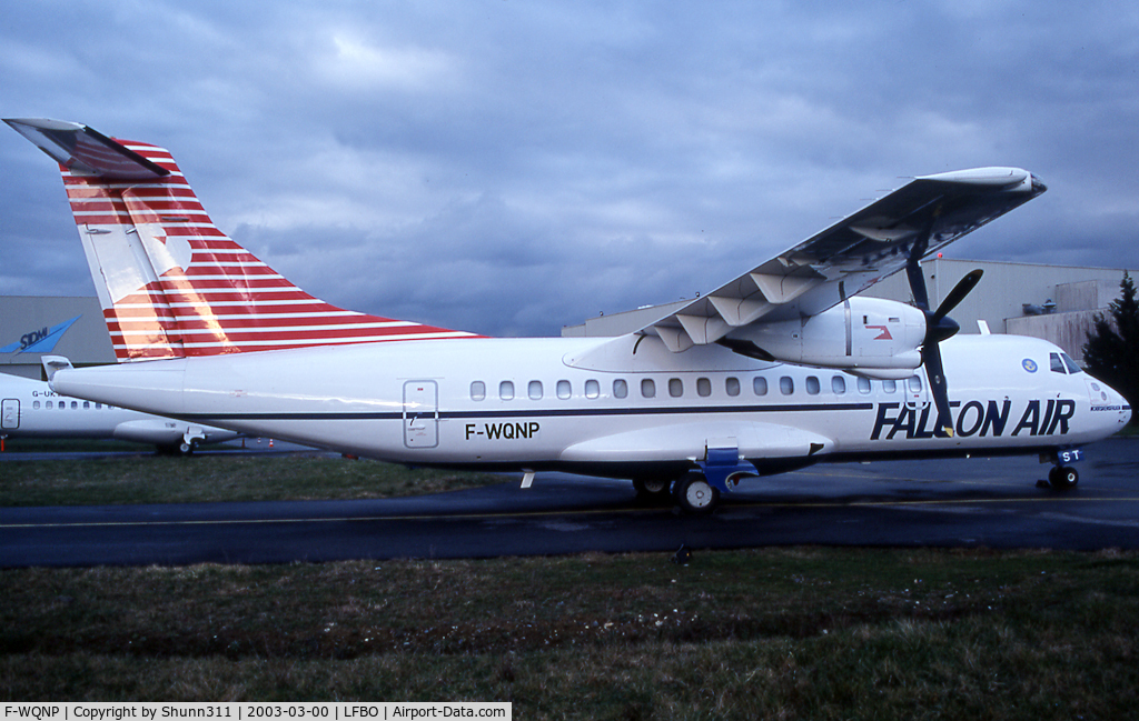 F-WQNP, 1989 ATR 42-300 C/N 149, C/n 0149 - For Falcon Air as SE-LST