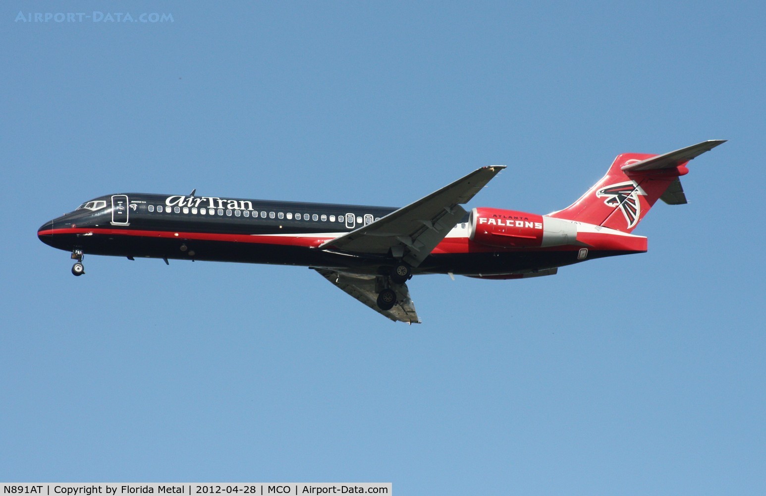 N891AT, 2004 Boeing 717-200 C/N 55043, Air Tran Atlanta Falcons