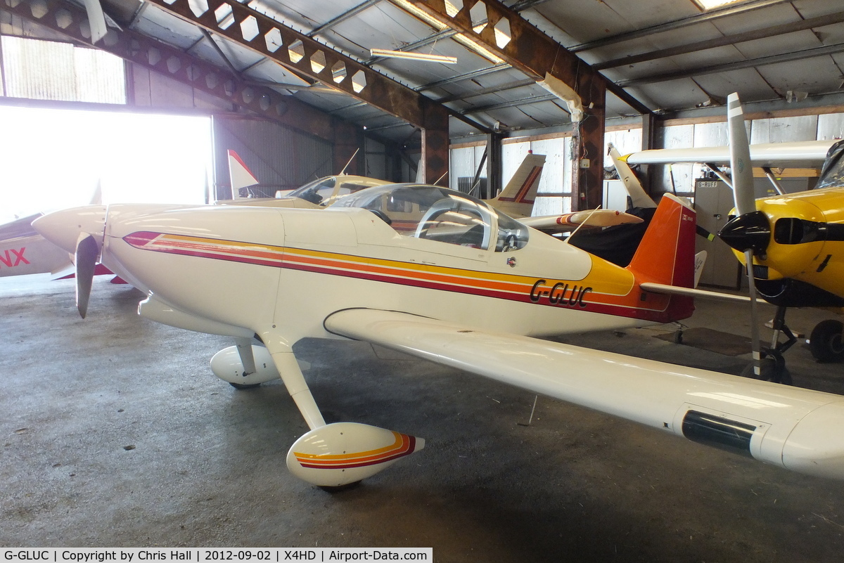 G-GLUC, 1991 Vans RV-6 C/N 20153, at Crosland Moor Airfield