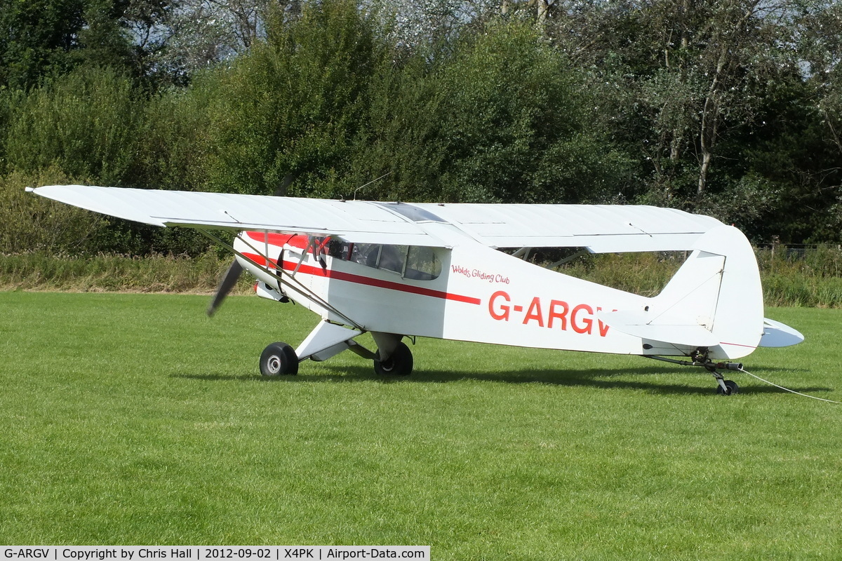 G-ARGV, 1960 Piper PA-18-150 (Mod) Super Cub C/N 18-7559, Wolds Gliding Club at Pocklington Airfield