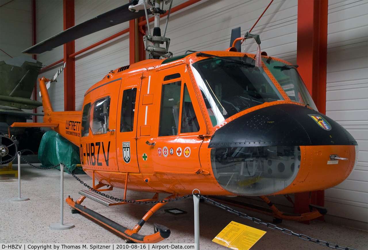 D-HBZV, Bell (Dornier) UH-1D Iroquois (205) C/N 8351, D-HBZV in static display at Hermeskeil / Germany