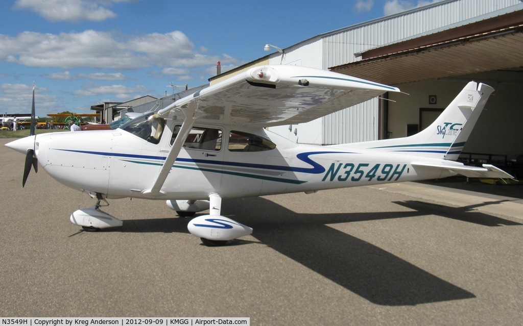 N3549H, Cessna T182T Turbo Skylane C/N T18208064, 2012 Maple Lake Fly-in Pork Chopper Dinner