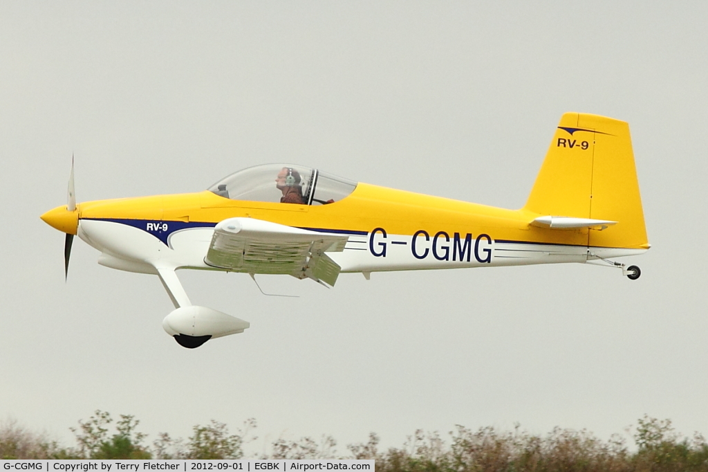 G-CGMG, 2012 Vans RV-9 C/N PFA 320-14488, A visitor to 2012 LAA Rally at Sywell