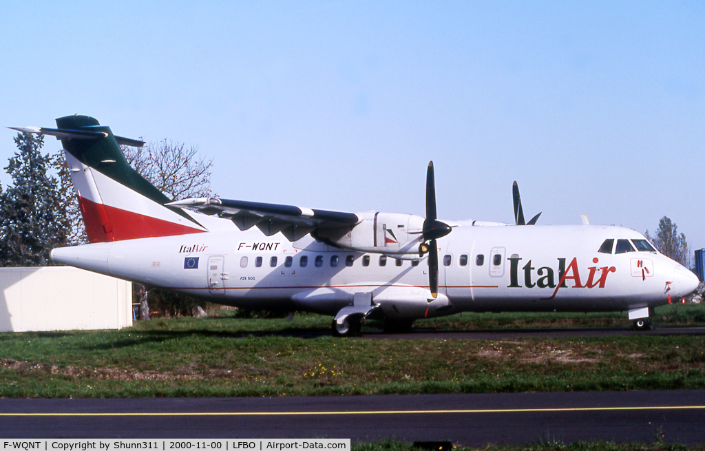 F-WQNT, 1987 ATR 42-312 C/N 052, C/n 0052 - Ex. EI-COD and stored after company's bankrupt