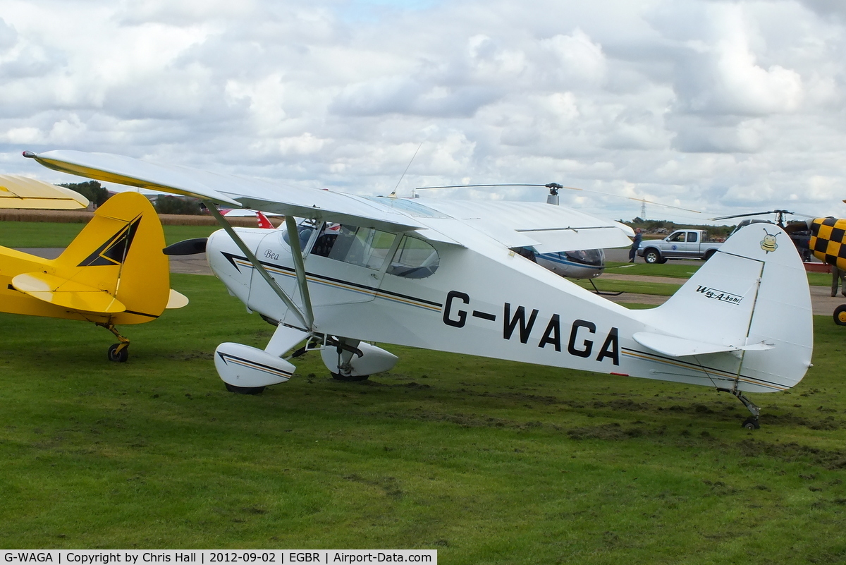 G-WAGA, 1987 Wag-Aero Wag-a-Bond C/N PFA 137-10886, At the Real Aeroplane Club's Wings & Wheels fly-in, Breighton
