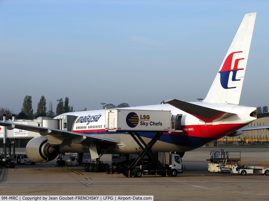 9M-MRC, 1997 Boeing 777-2H6/ER C/N 28410, MAS [MH] Malaysian Airlines System