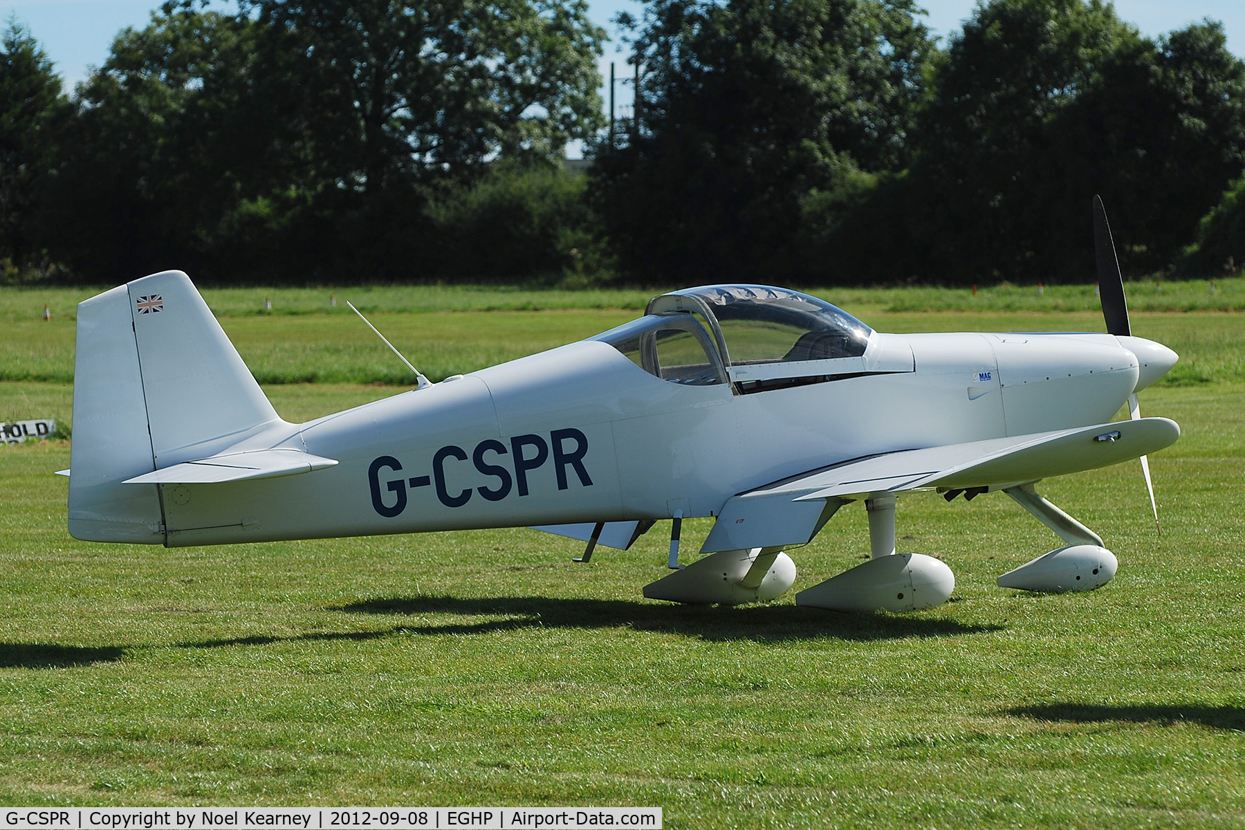 G-CSPR, 2000 Vans RV-6A C/N 25584, Photographed at the Popham Vintage Fly-in Sept '12.