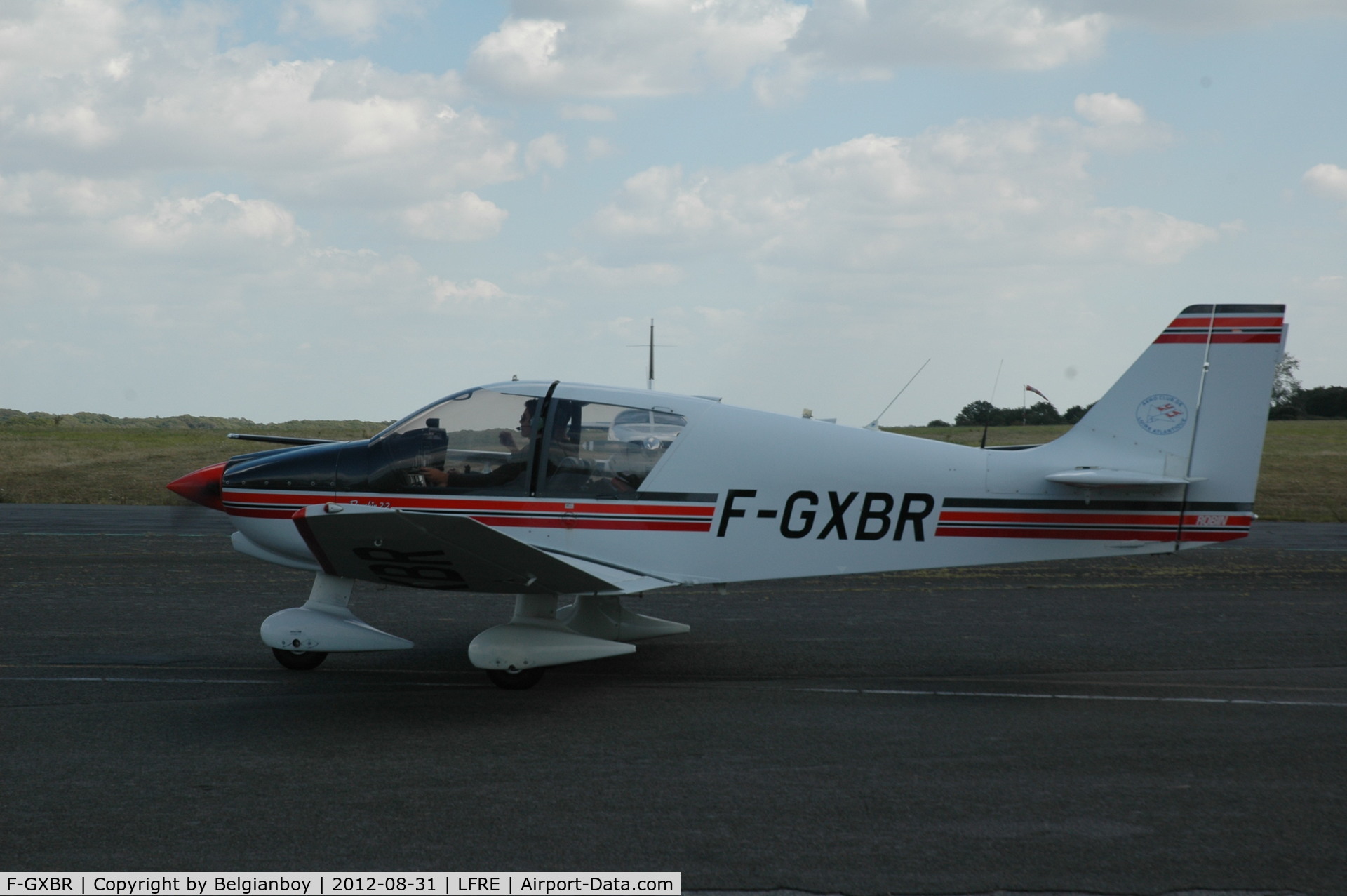 F-GXBR, Robin DR-400-120 Petit Prince C/N 2485, Aircraft belonging to the local Aeroclub Loire Atlantique