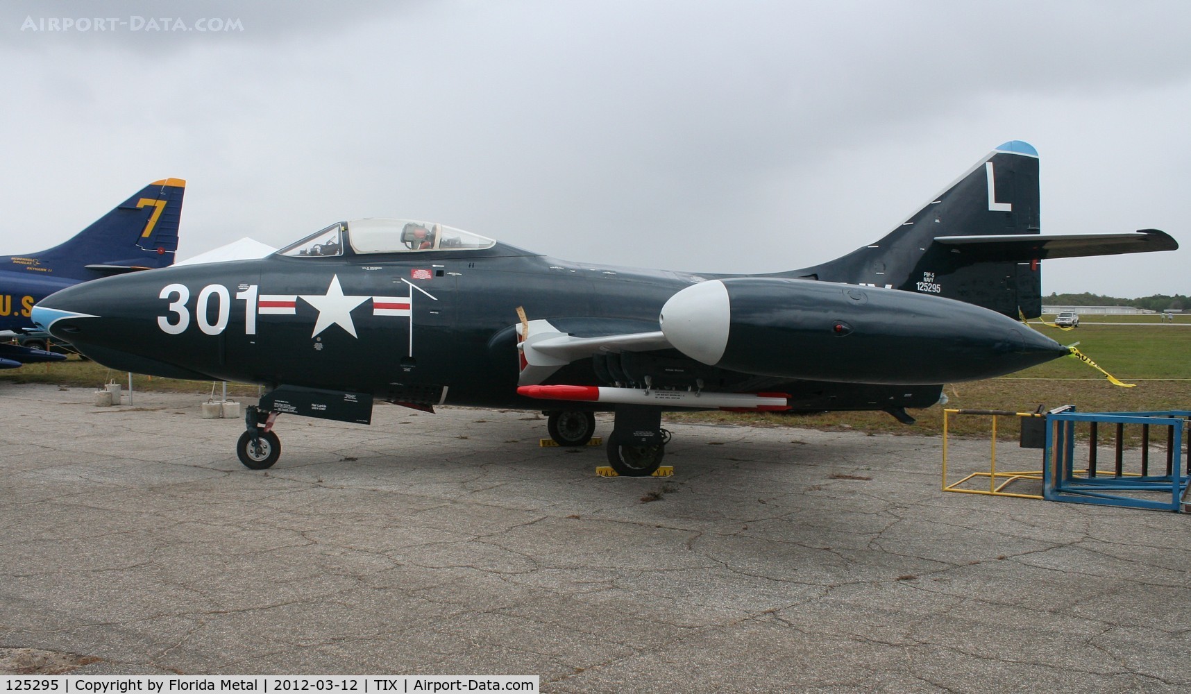 125295, Grumman F9F-5 Panther C/N Not found 125295, F9F-5 Panther