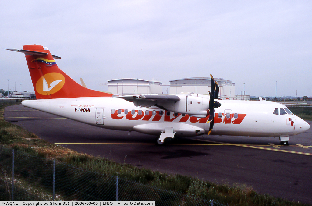 F-WQNL, 1995 ATR 42-420 C/N 487, C/n 0487 - To be YV1009 and ready for his new operator... Ex. CSA as OK-AFE