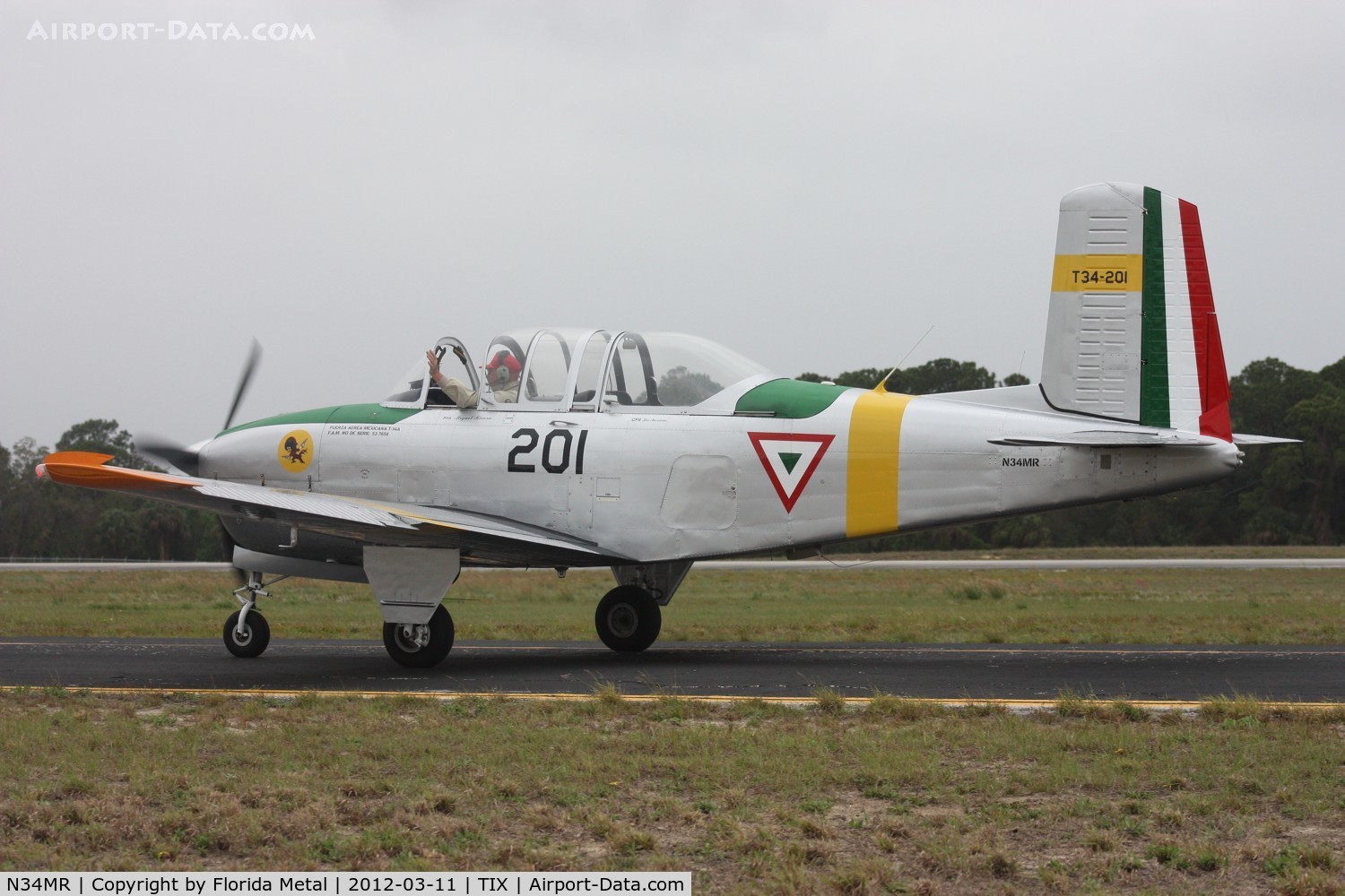 N34MR, 1952 Beech T-34A (A45) Mentor Mentor C/N G-39, T-34 Mexican Air Force