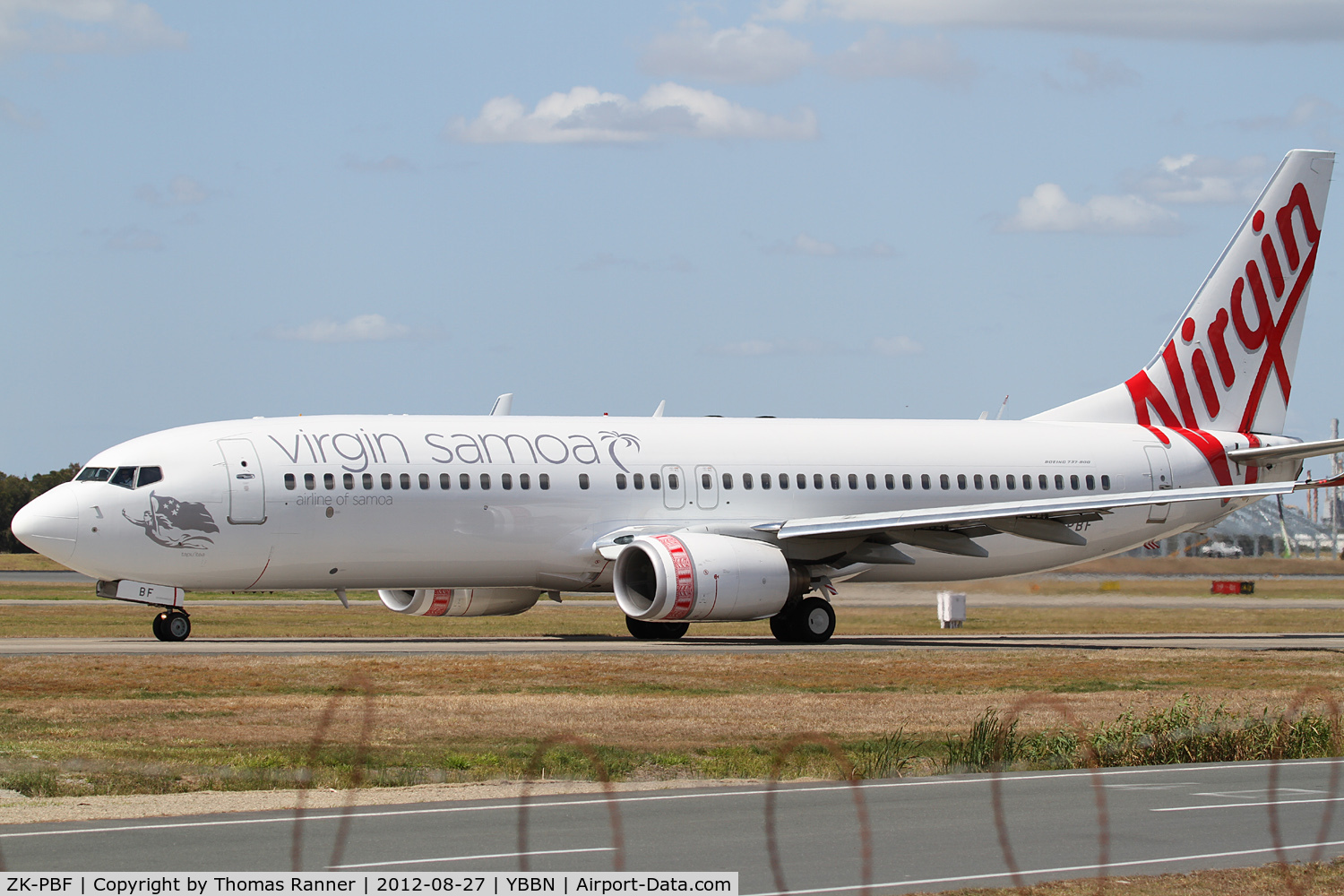 ZK-PBF, 2004 Boeing 737-8FE C/N 33799, Virgin Samoa Boeing 737