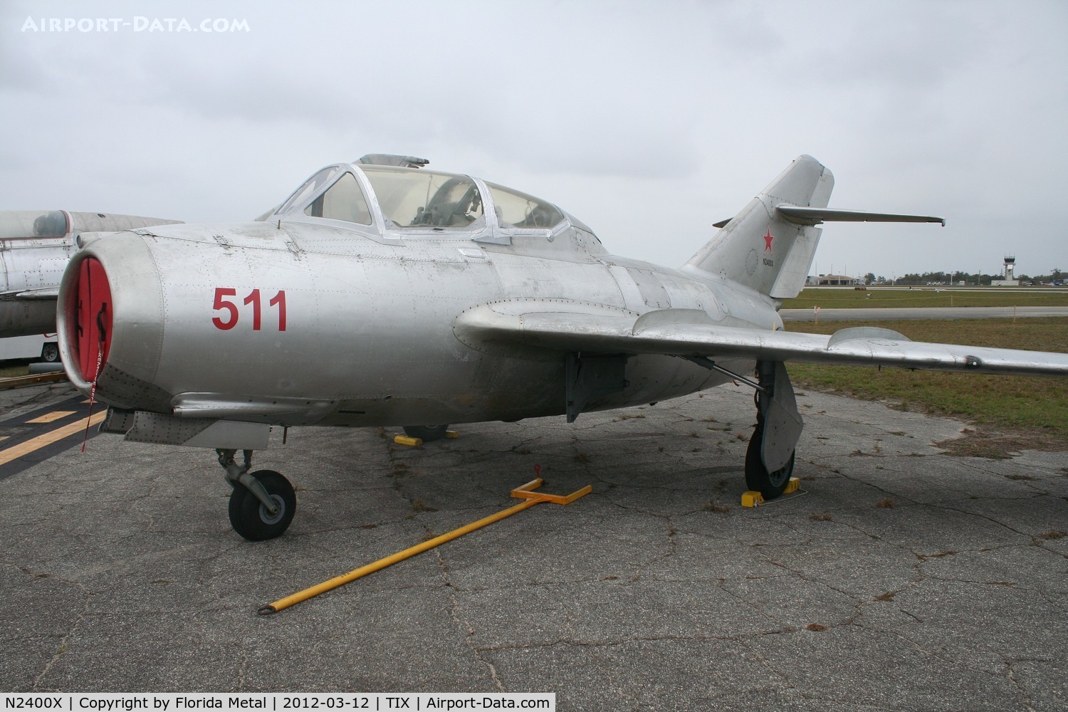 N2400X, 1953 PZL-Mielec SBLim-2 (MiG-15UTI) C/N 1A06027, Polish built Mig-15