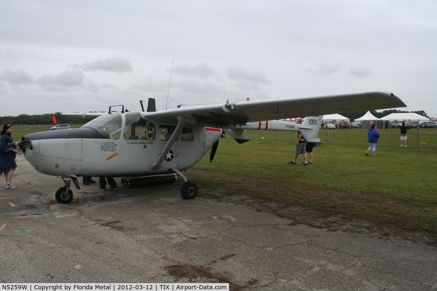 N5259W, 1968 Cessna M337B (O-2A) Super Skymaster C/N 337M-0196 (68-10831), Cessna O-2