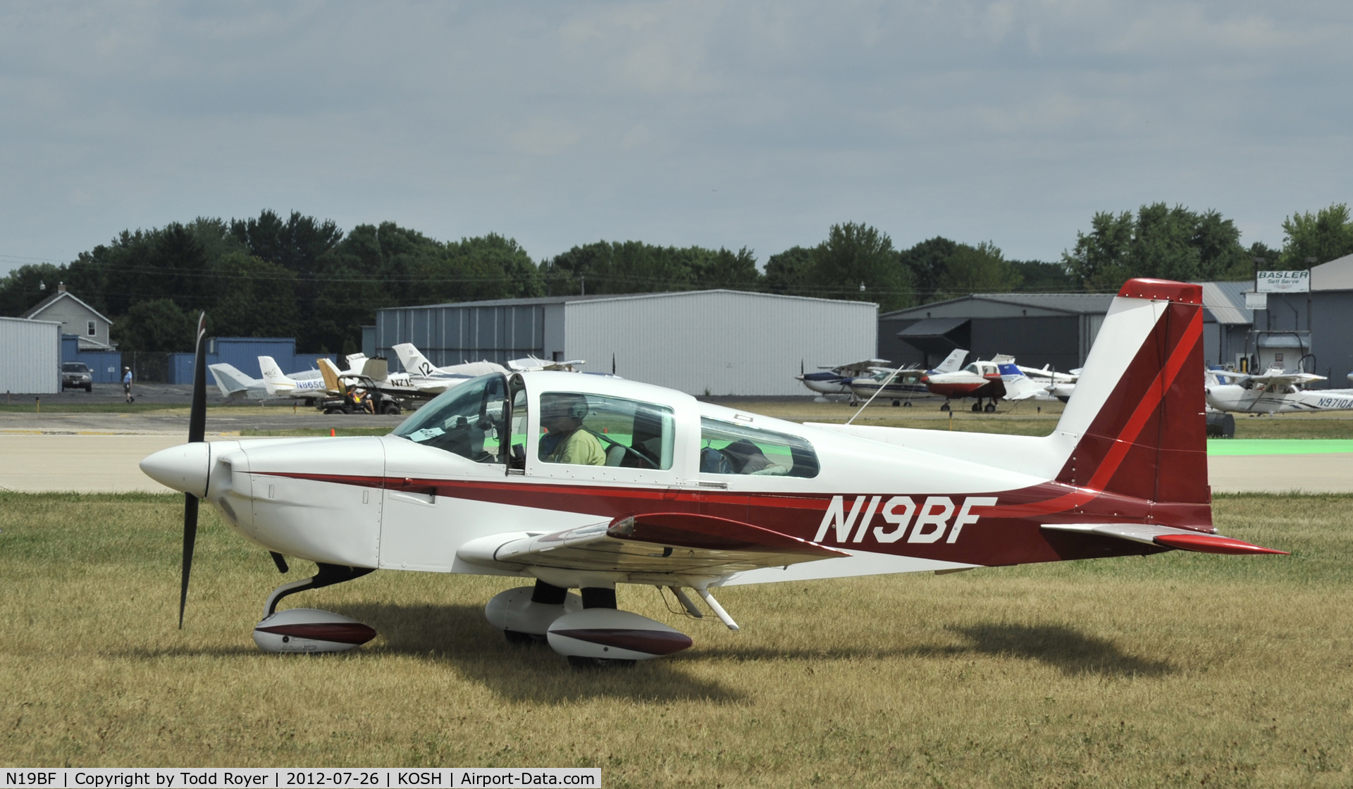 N19BF, 1975 Grumman American AA-5B Tiger C/N AA5B-0106, Airventure 2012