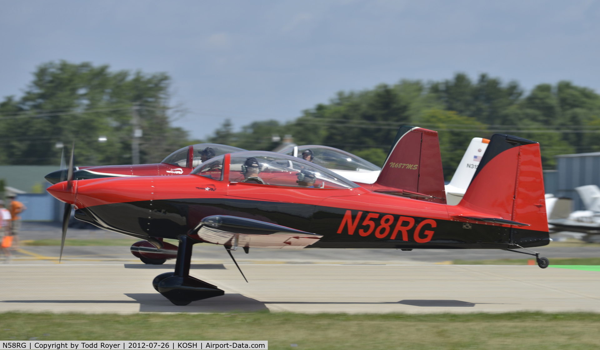 N58RG, Vans RV-8 C/N 80067, Airventure 2012